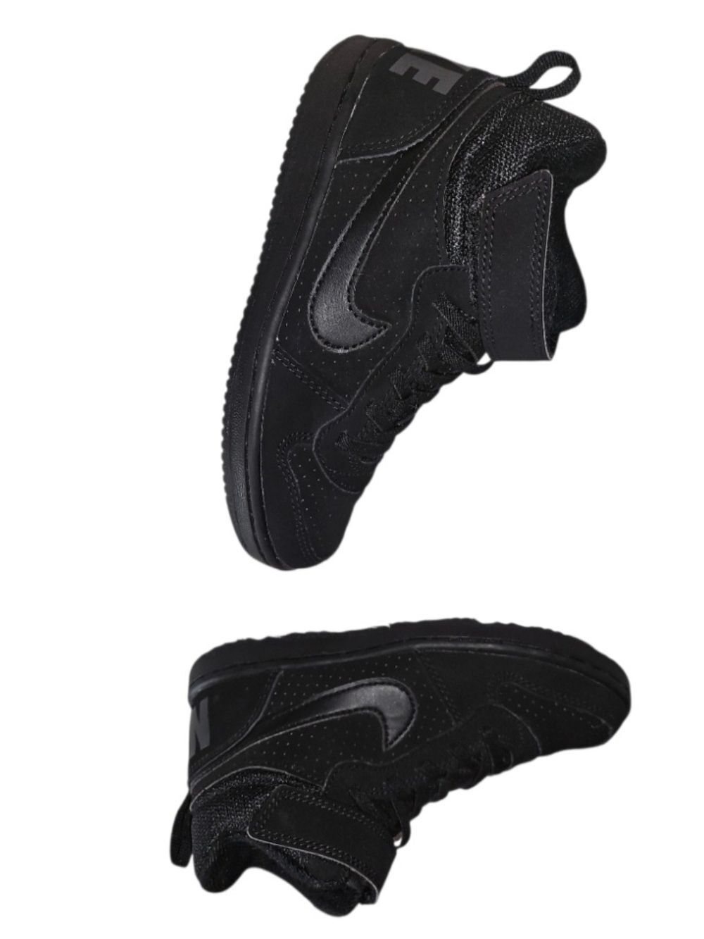 Nike Black High Top Sneakers US 12C Velcro - Picture 7 of 17